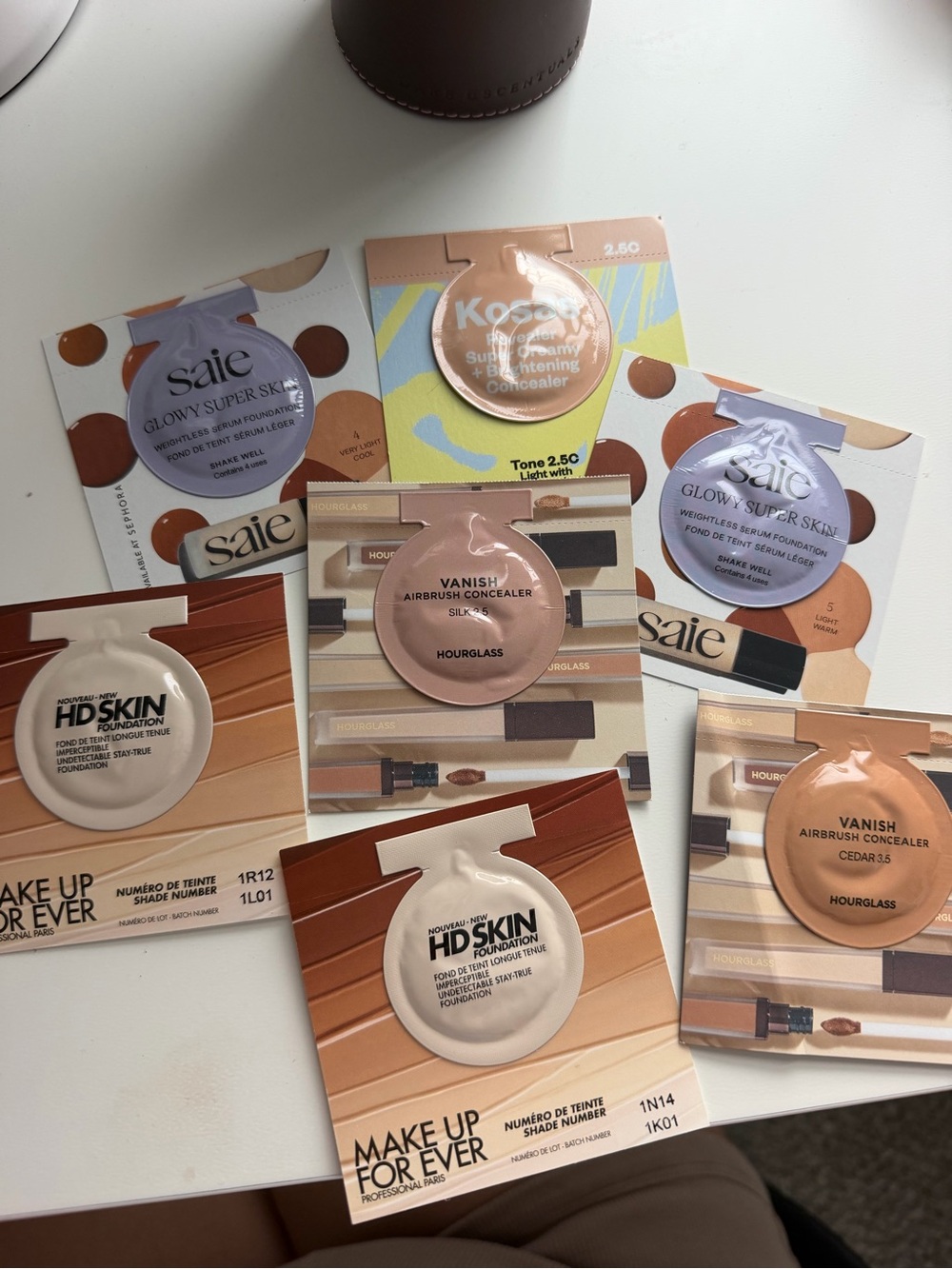 Hourglass Vanish Airbrush Concealer Sample Set — Neutral Tan & Beige Shades